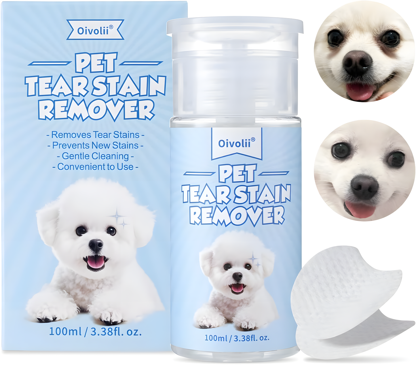 Oivolii™ Pet Tear Stain Remover - 100ml